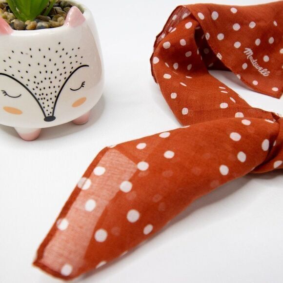 New!‎ Madewell bandana. Color: Faded Rust - Picture 13 of 16